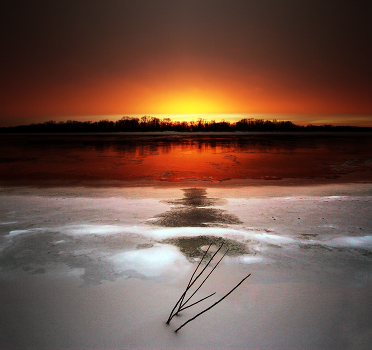 Sunrise over the river
