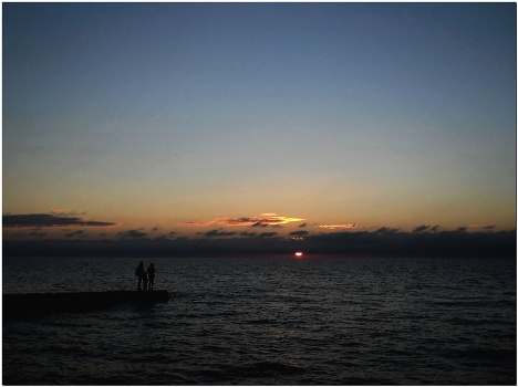On the sunset