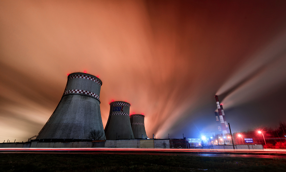 Factory clouds