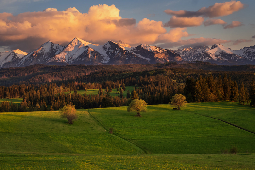 Spring evening in Tatras