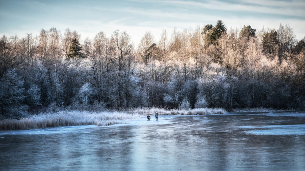Winter fishing.