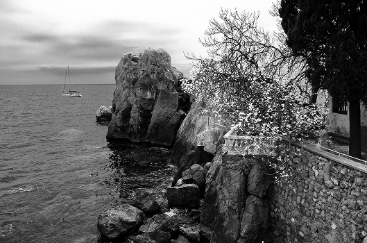 by the sea