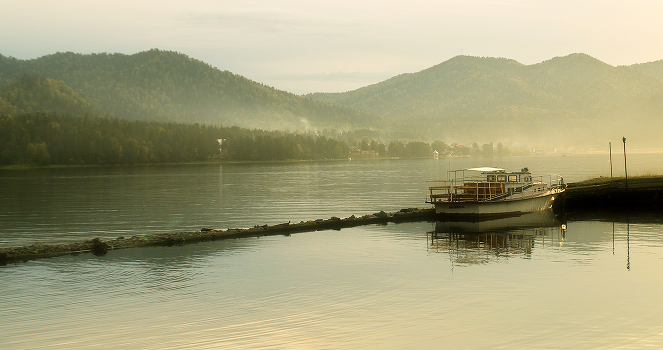 At the dock