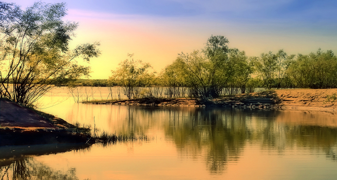 On the river