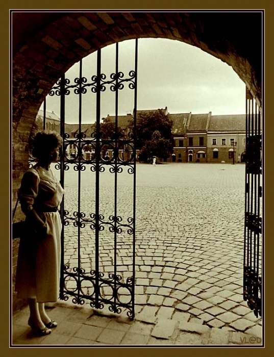 Kaunas: walking in the rain. # 2