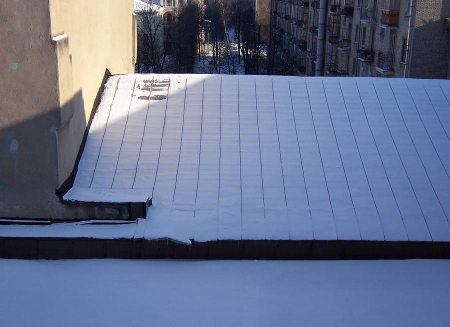 sun roof. winter. snow and cold ....