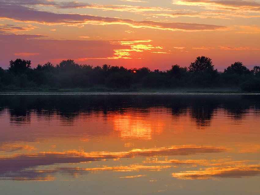 Sunset on the Sozh