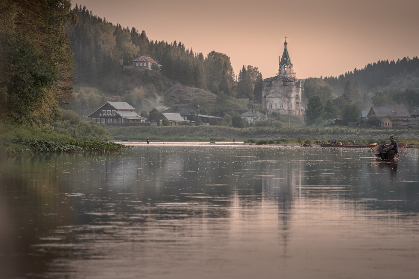 Evening on the river