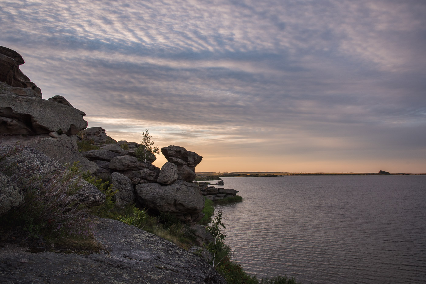 Evening on the lake