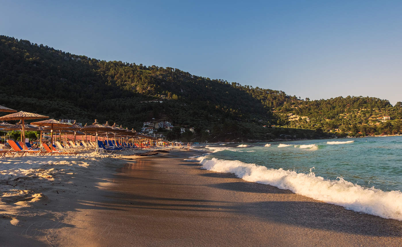 Evening beach