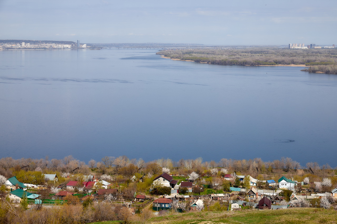 Волга под саратовом