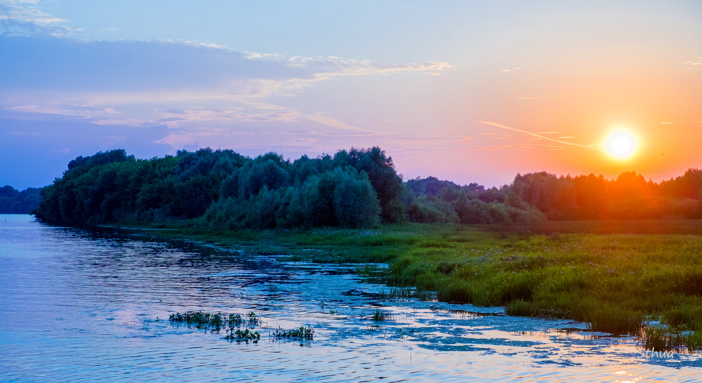 Summer evening.