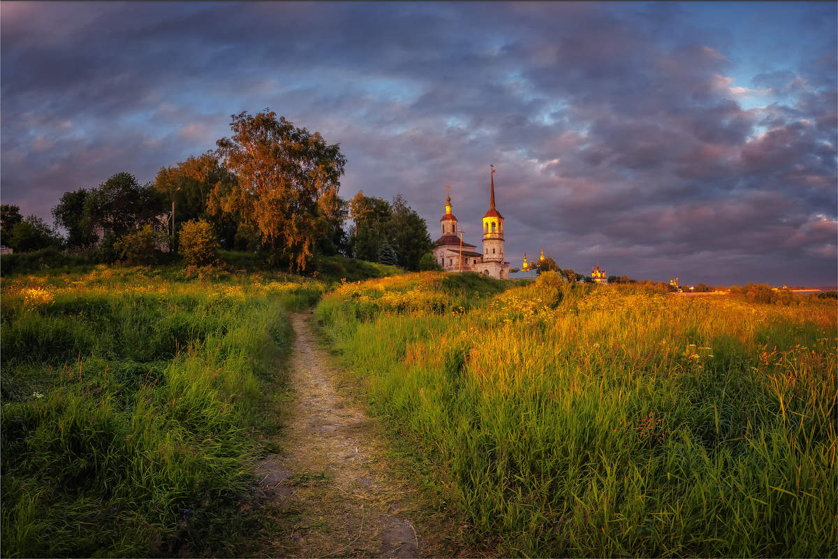 Evening light.