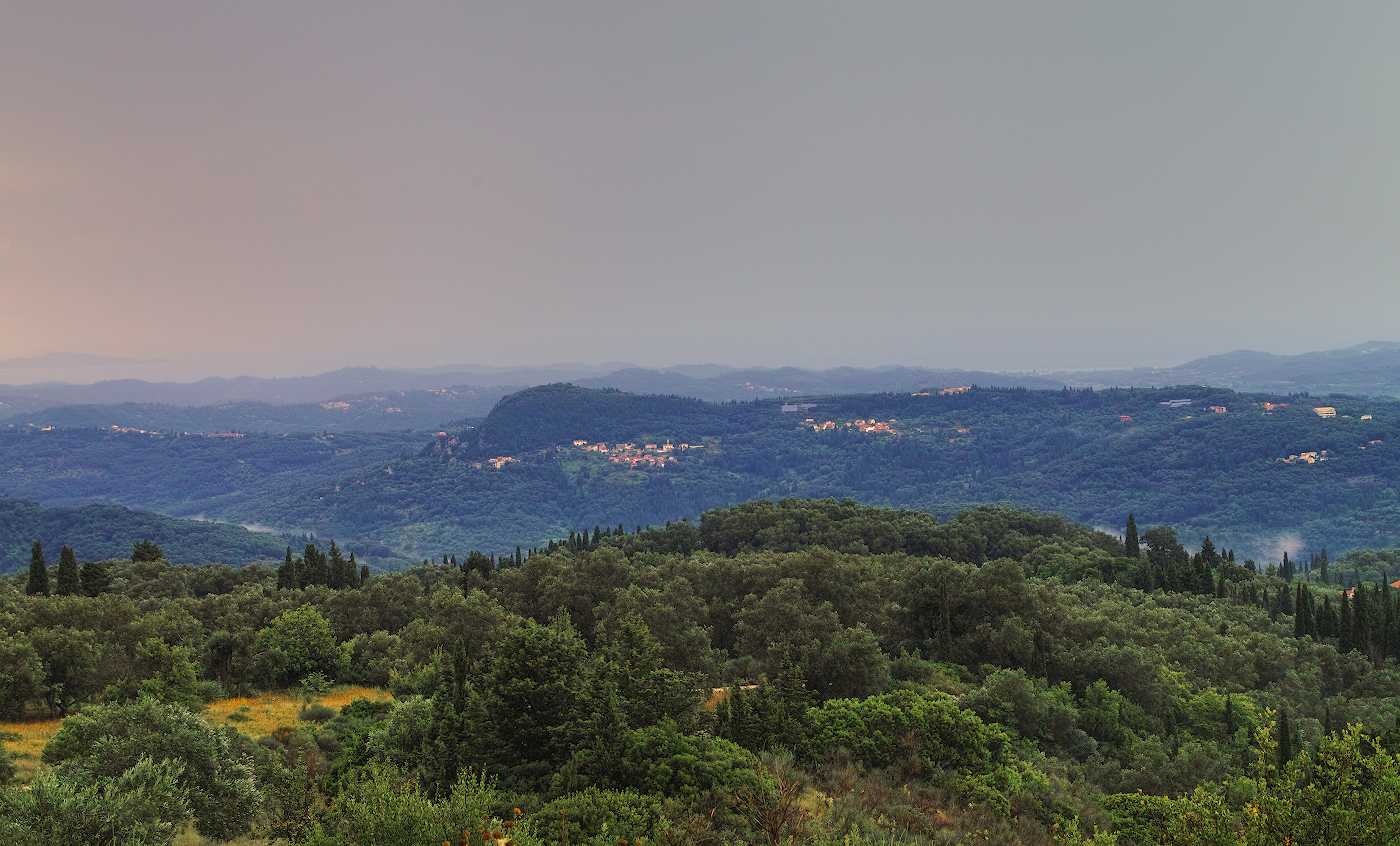 In the evening after the rain