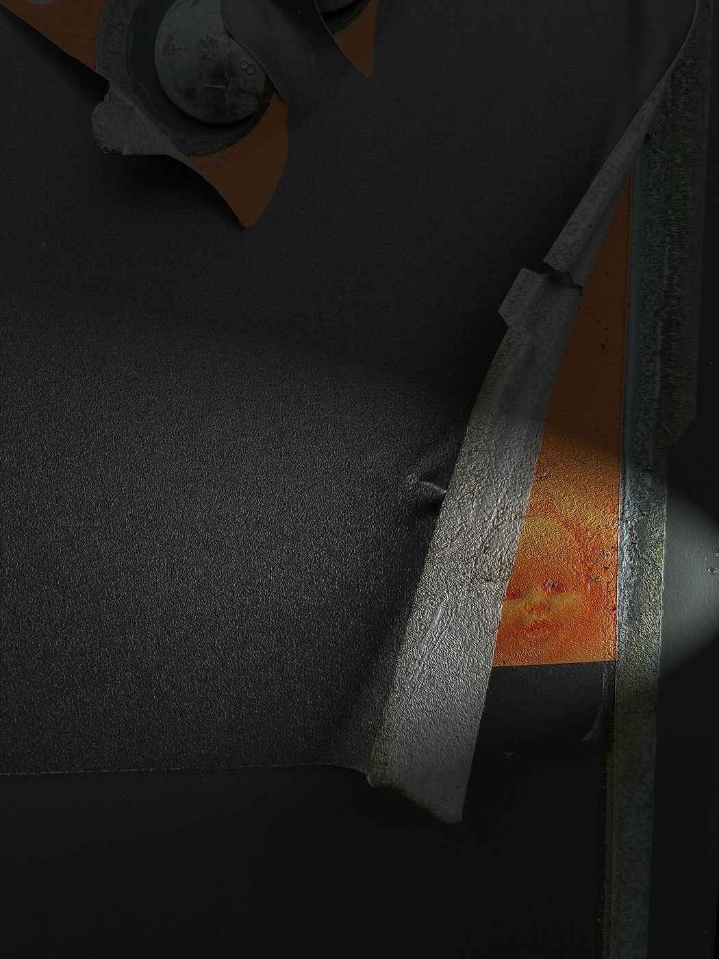 Behind the curtain