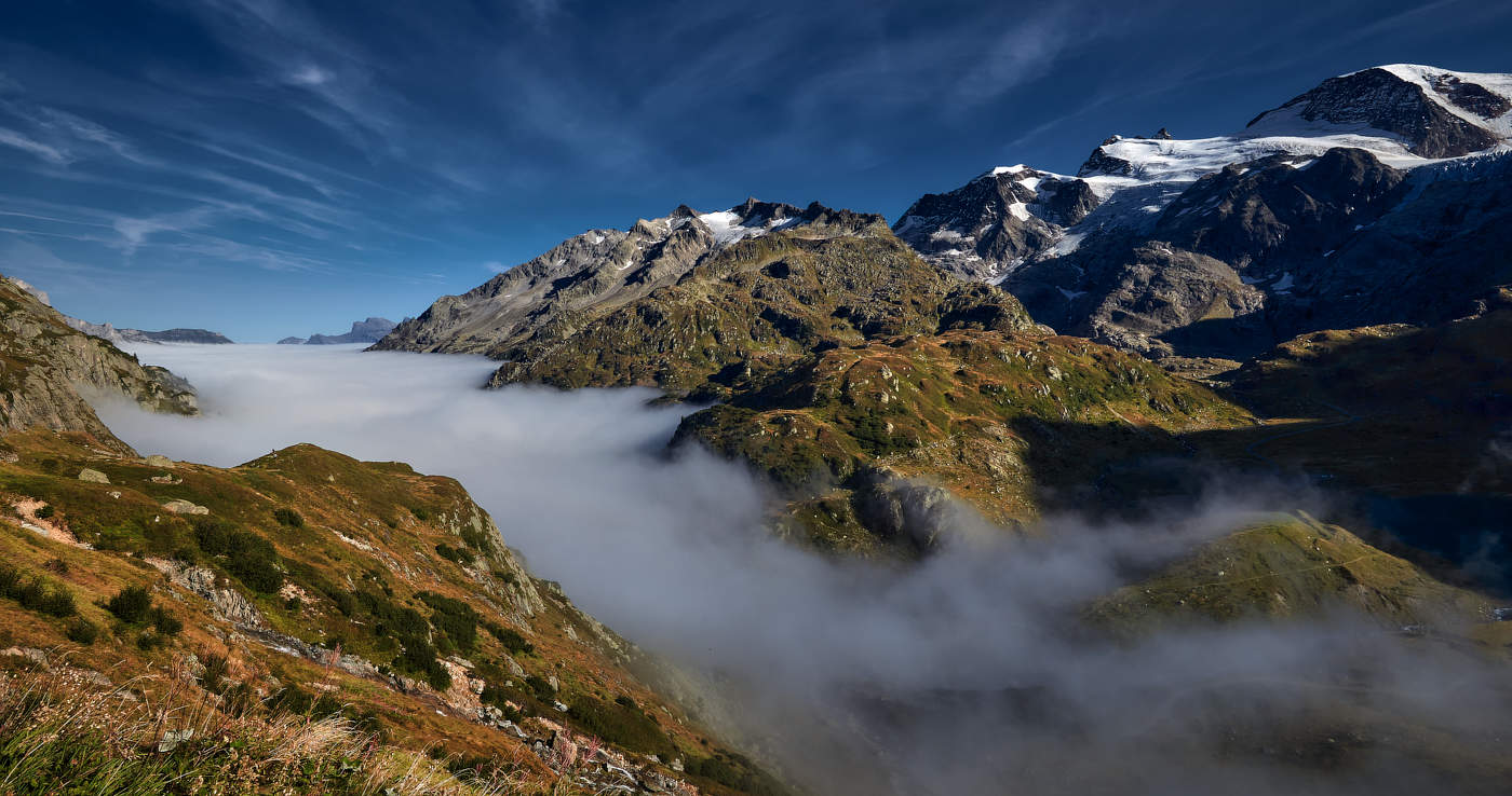 Above the clouds