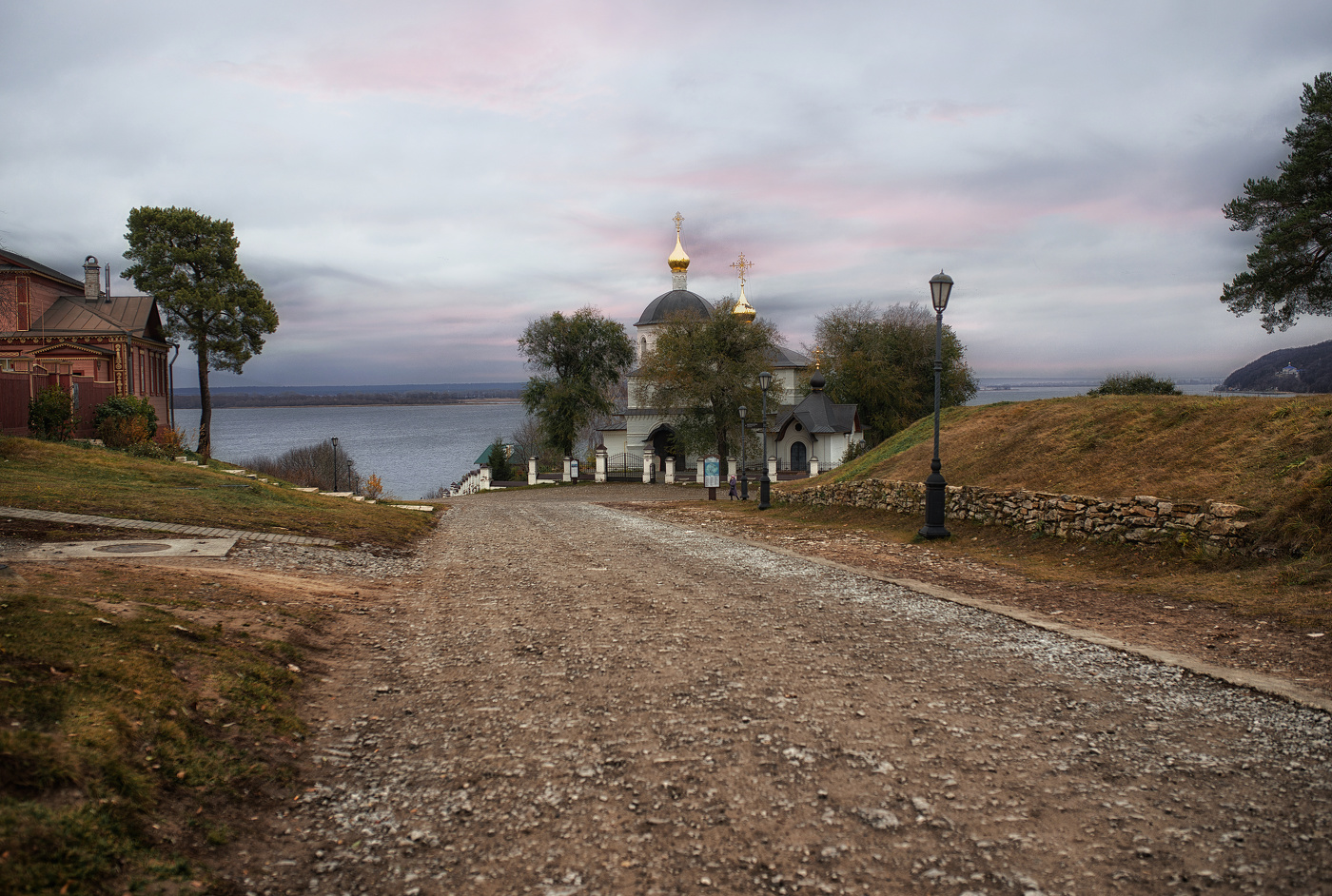 On the island