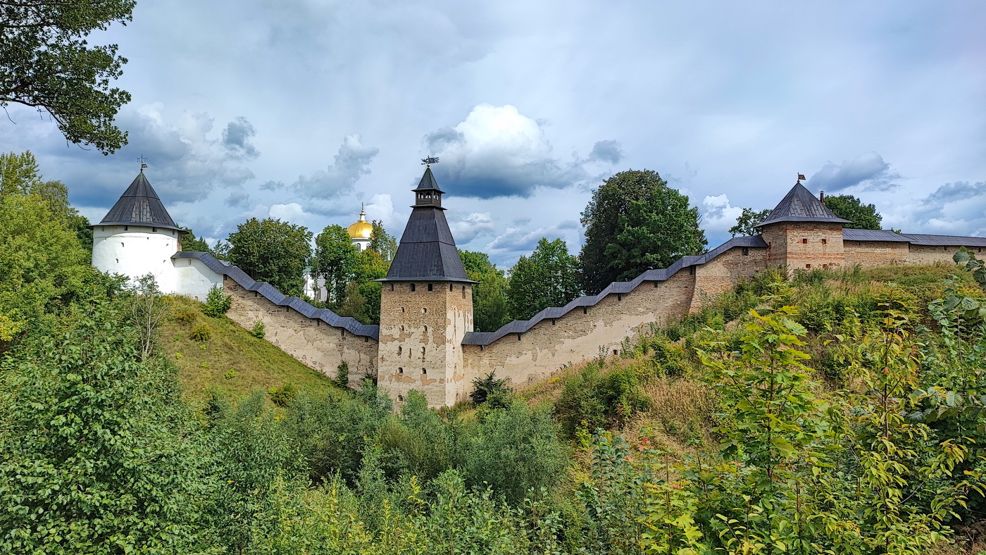 The walls of the monastery
