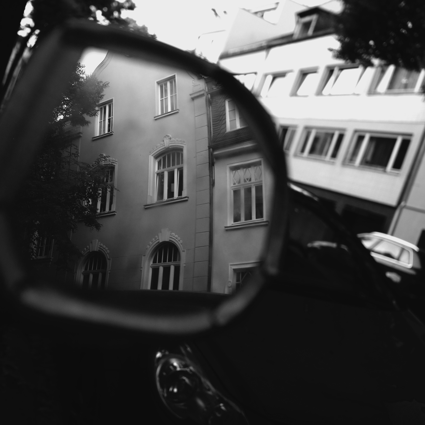 In the mirror
