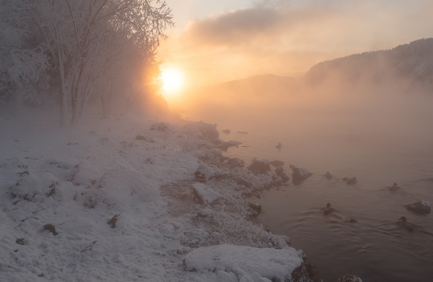 Yenisei sunset