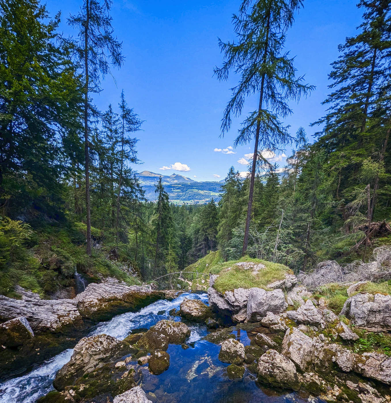somewhere in the mountains