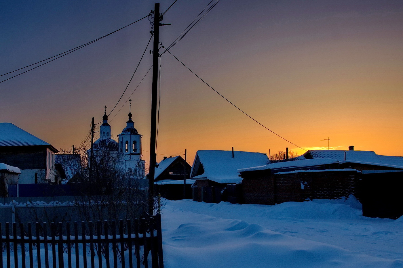 At dawn