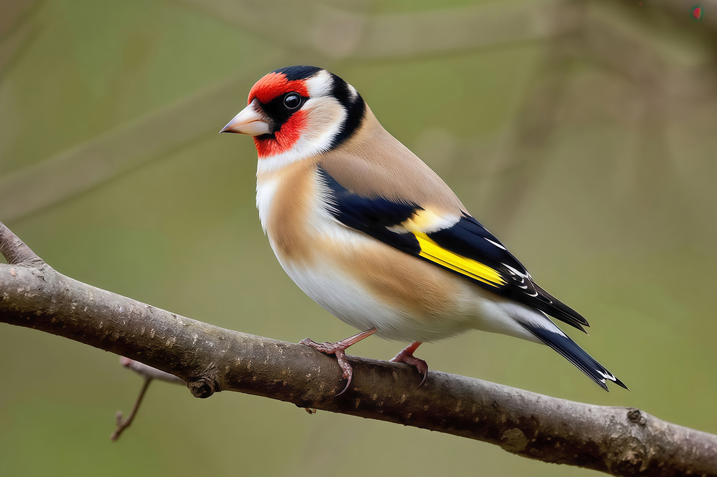 Black-goldfinch