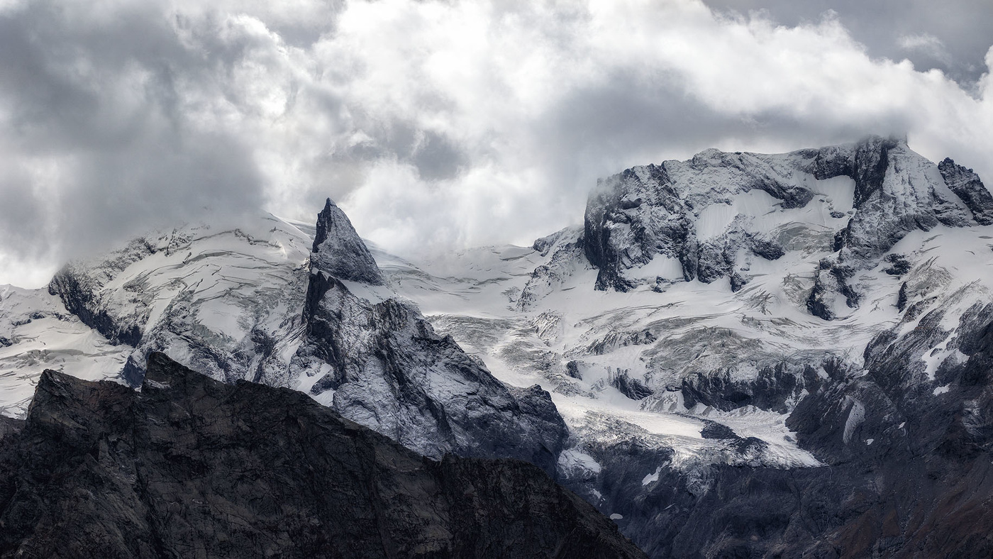 Mountains.