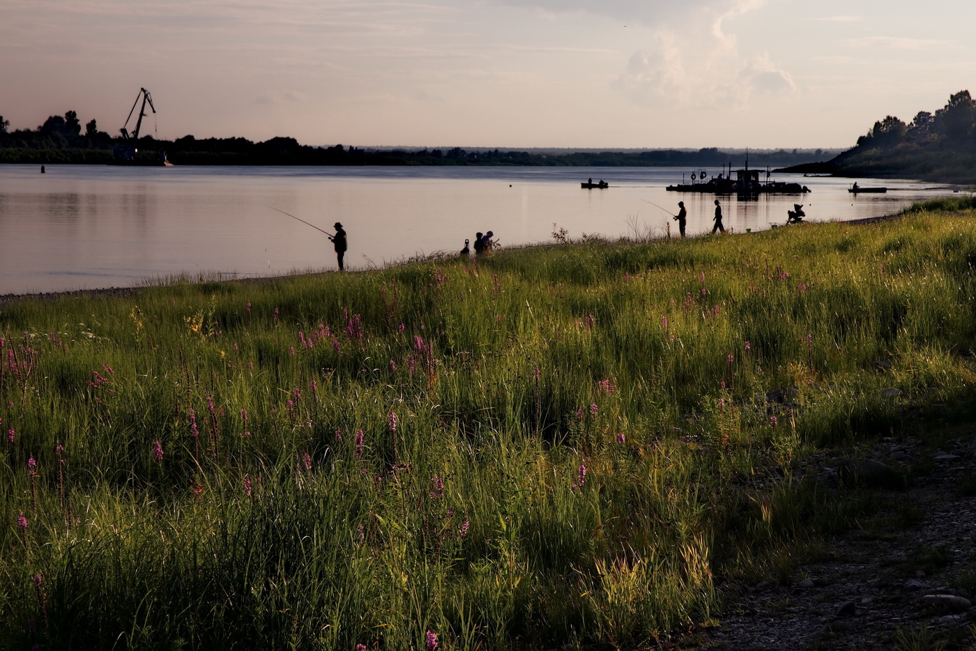 Spring evening.
