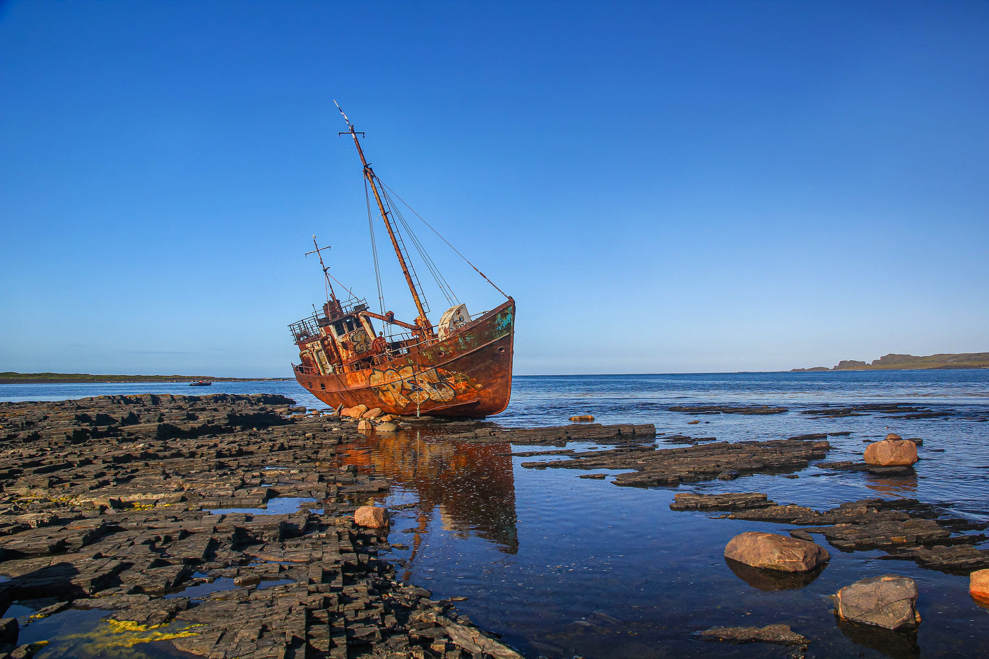 Aground