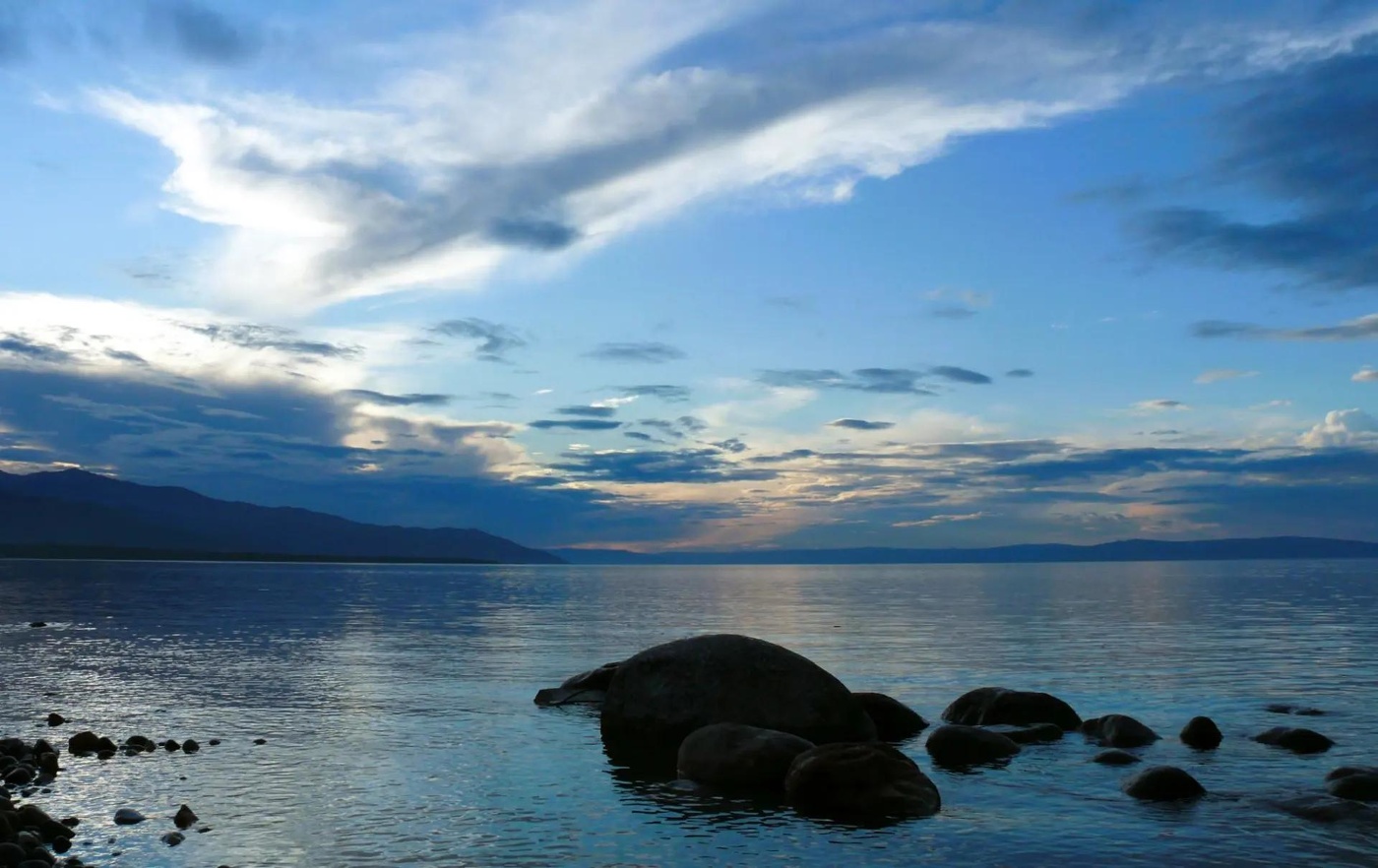Evening on Lake Baikal