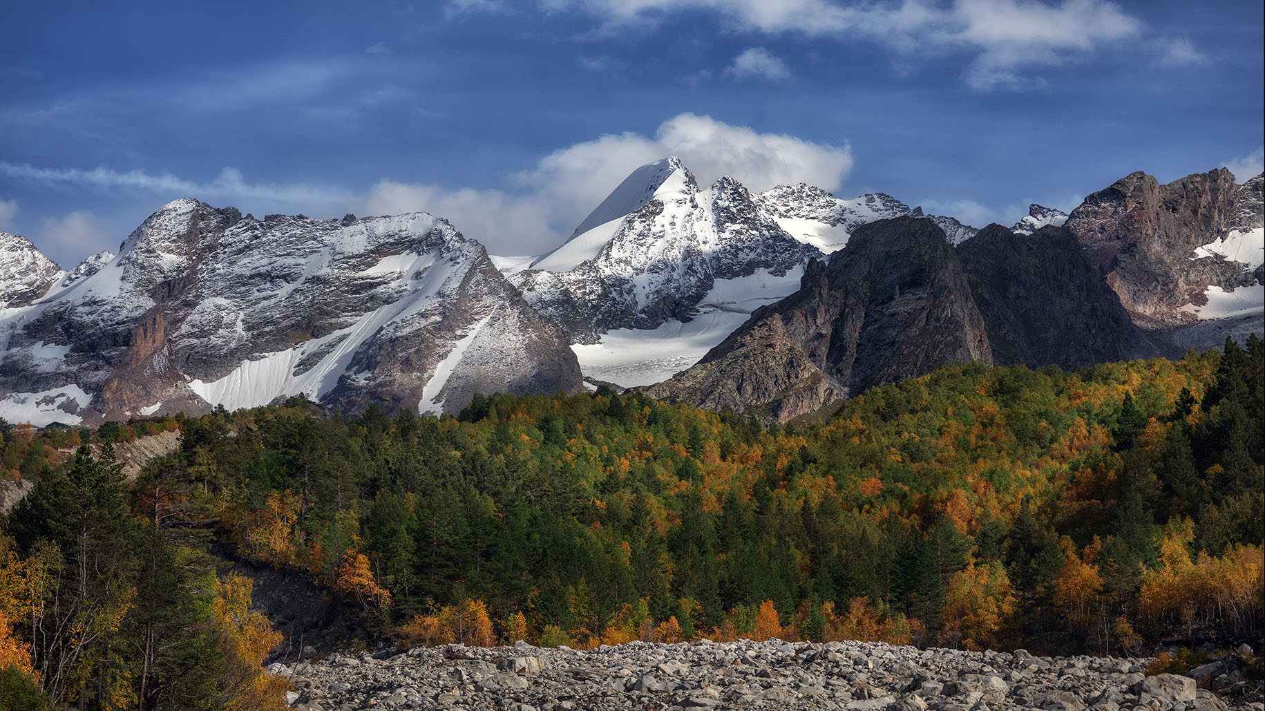 Mountains.