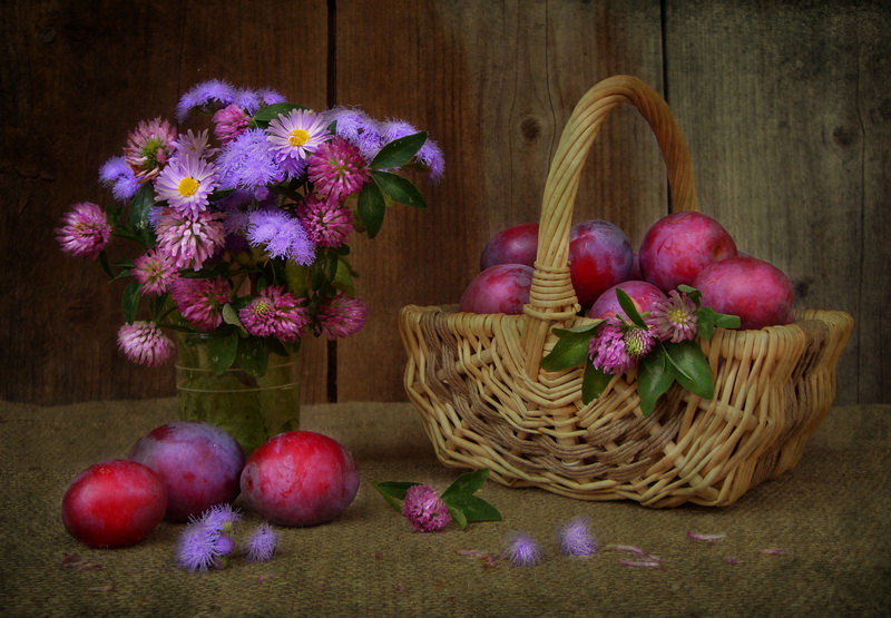 Peach Still Life