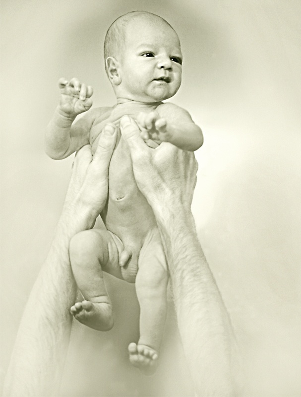 My son was born