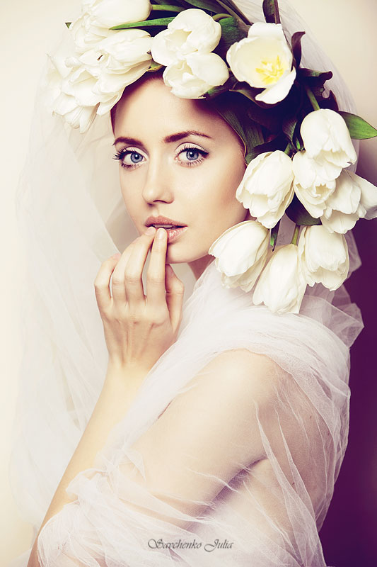 wedding with spring ...