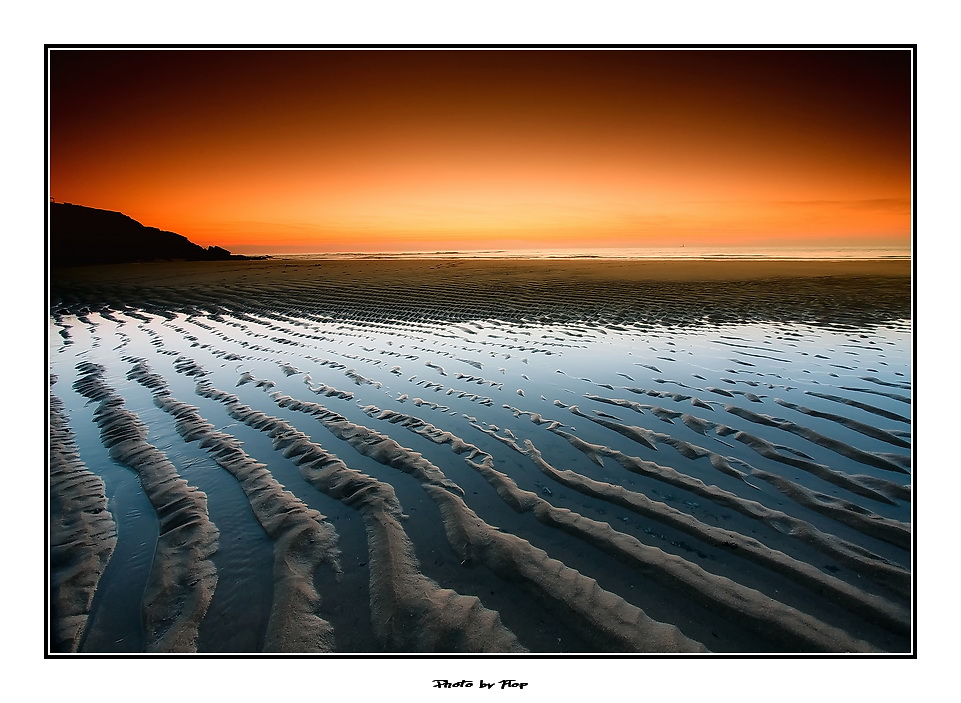 Evening on the beach.