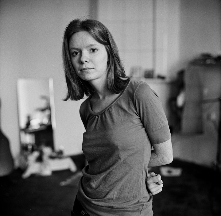 Ksenia (portrait with freckles)