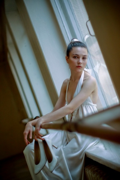 in ballet class
