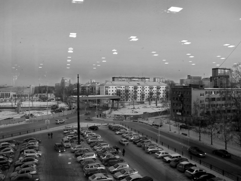 City turns on the light.