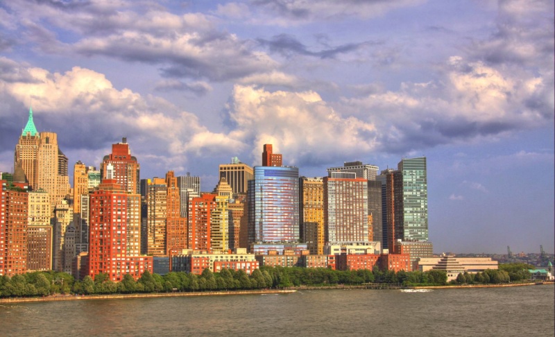 Manhattan. The storm is coming.