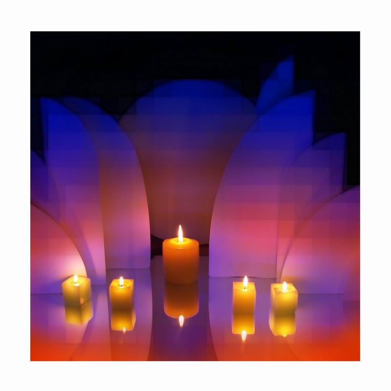 candles. architecture