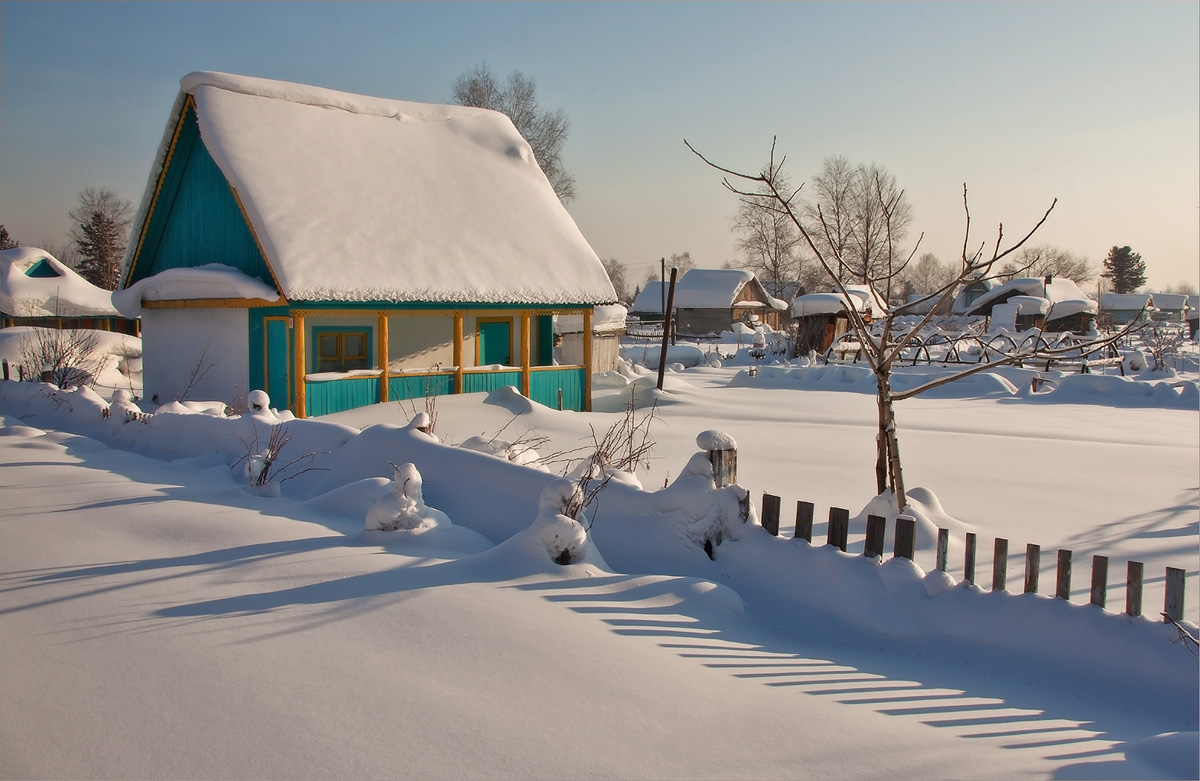 Transparent freshness of winter