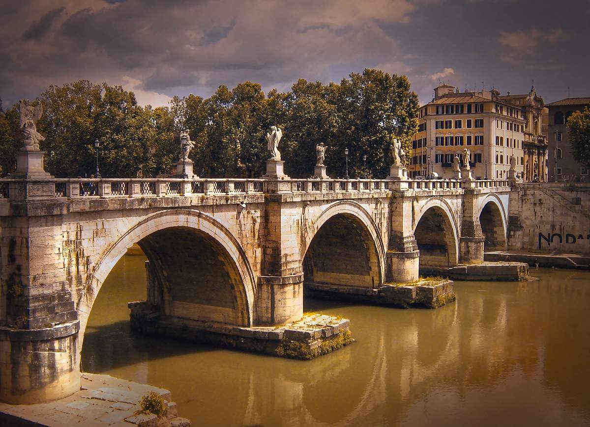 Ponte sul fiume Tevere