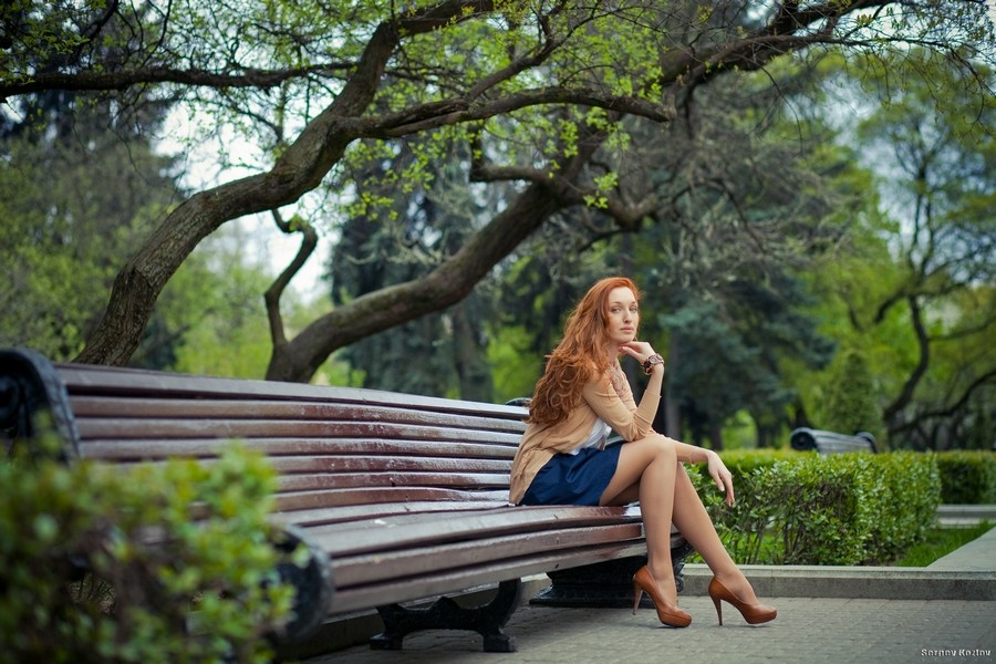 in the park ...
