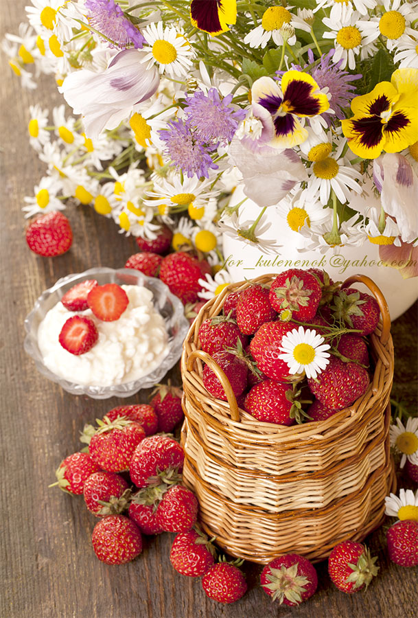 Strawberries from the country.