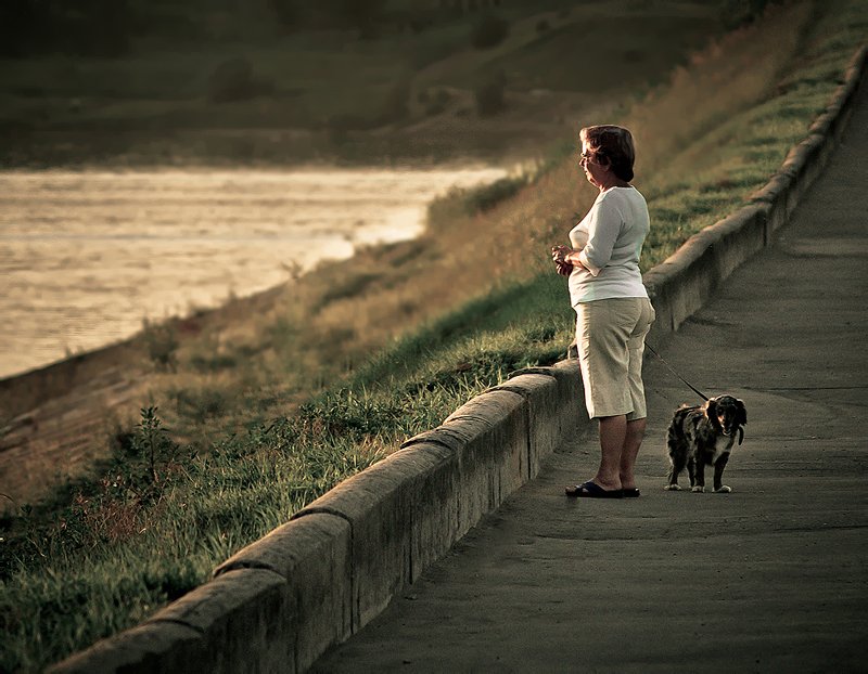 Meeting sunset
