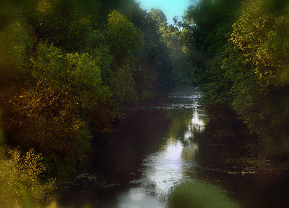 Where the river flows ...