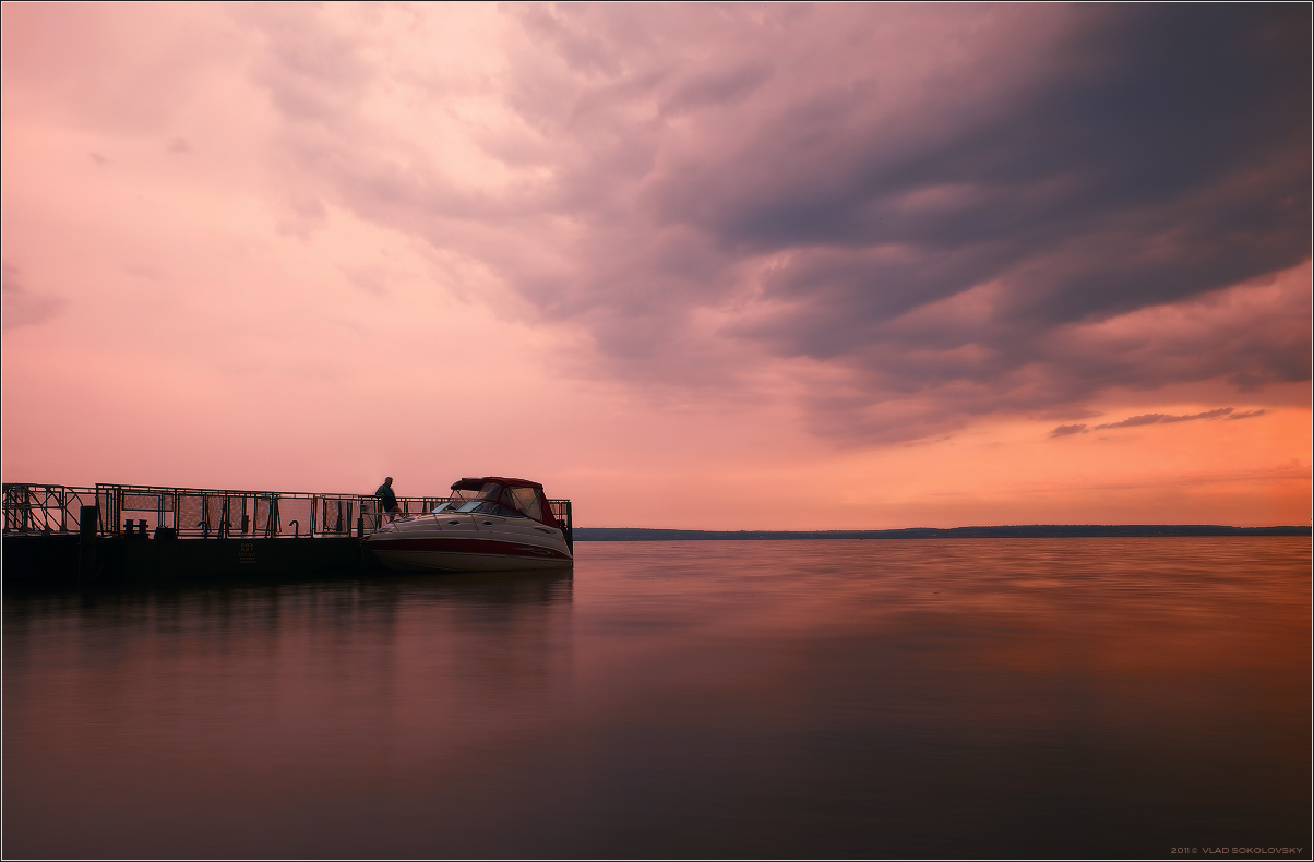 / Evening pier /