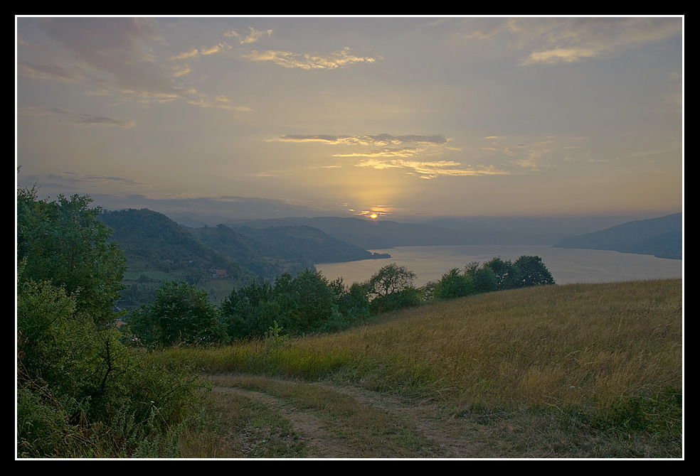 Sunset on the Danube
