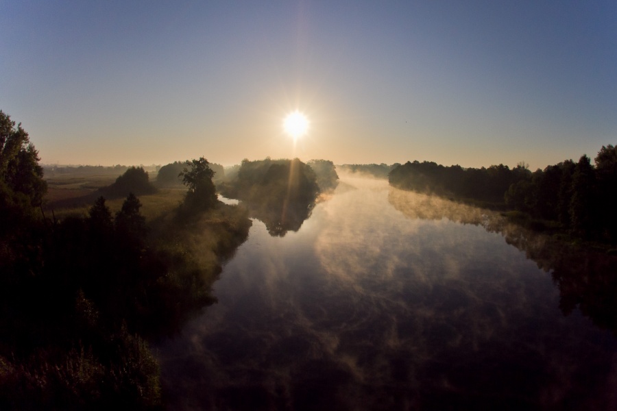 Dawn over the River